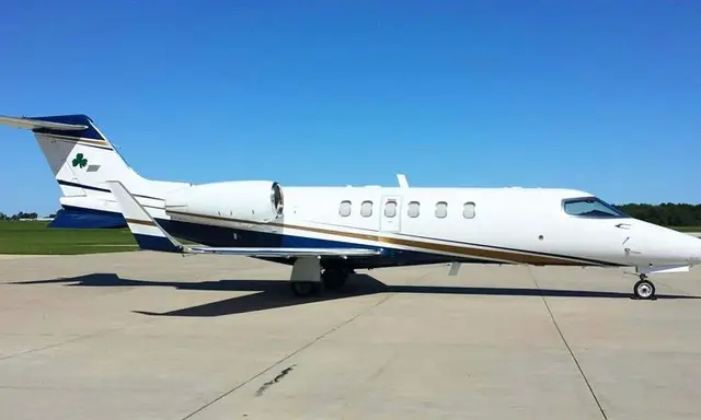 Bombardier Learjet 40XR N770TD operated by Northern Jet Management, Inc., exterior