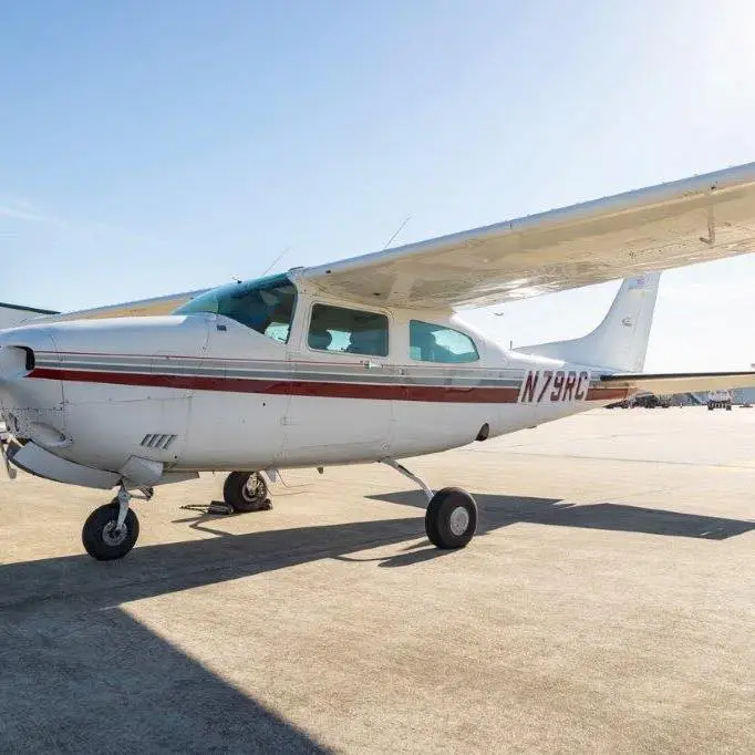 Cessna 210 N79RC operated by Acadian West Air Charters, Inc., exterior