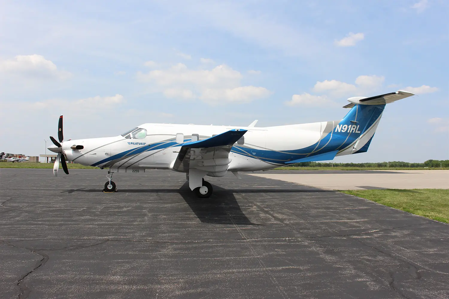 Pilatus PC-12/47 NG N91RL operated by Executive Fliteways, exterior