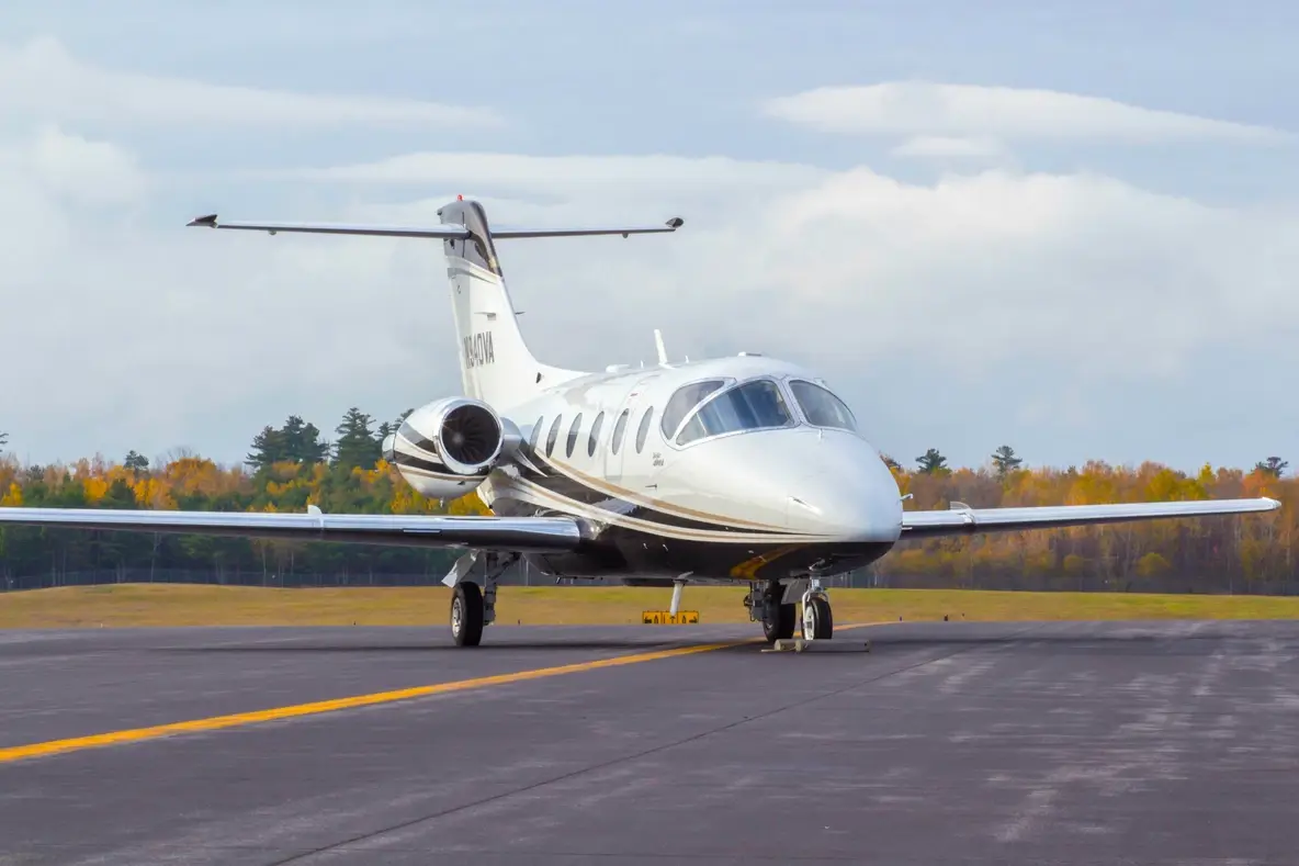 Beechcraft Beechjet 400A N940VA operated by Atlantic Air Charter, exterior