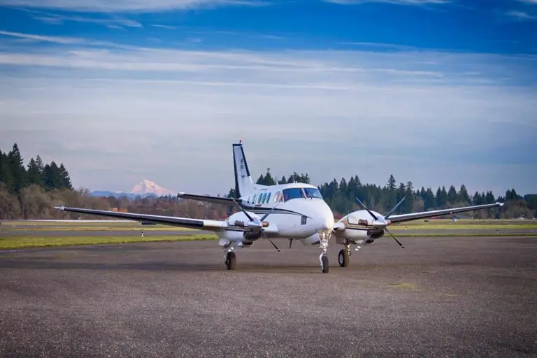 Beechcraft King Air C90 N964GB operated by Hillsboro Aviation, Inc, exterior