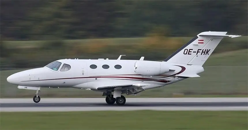 Cessna Citation Mustang OE-FHK operated by GlobeAir, exterior