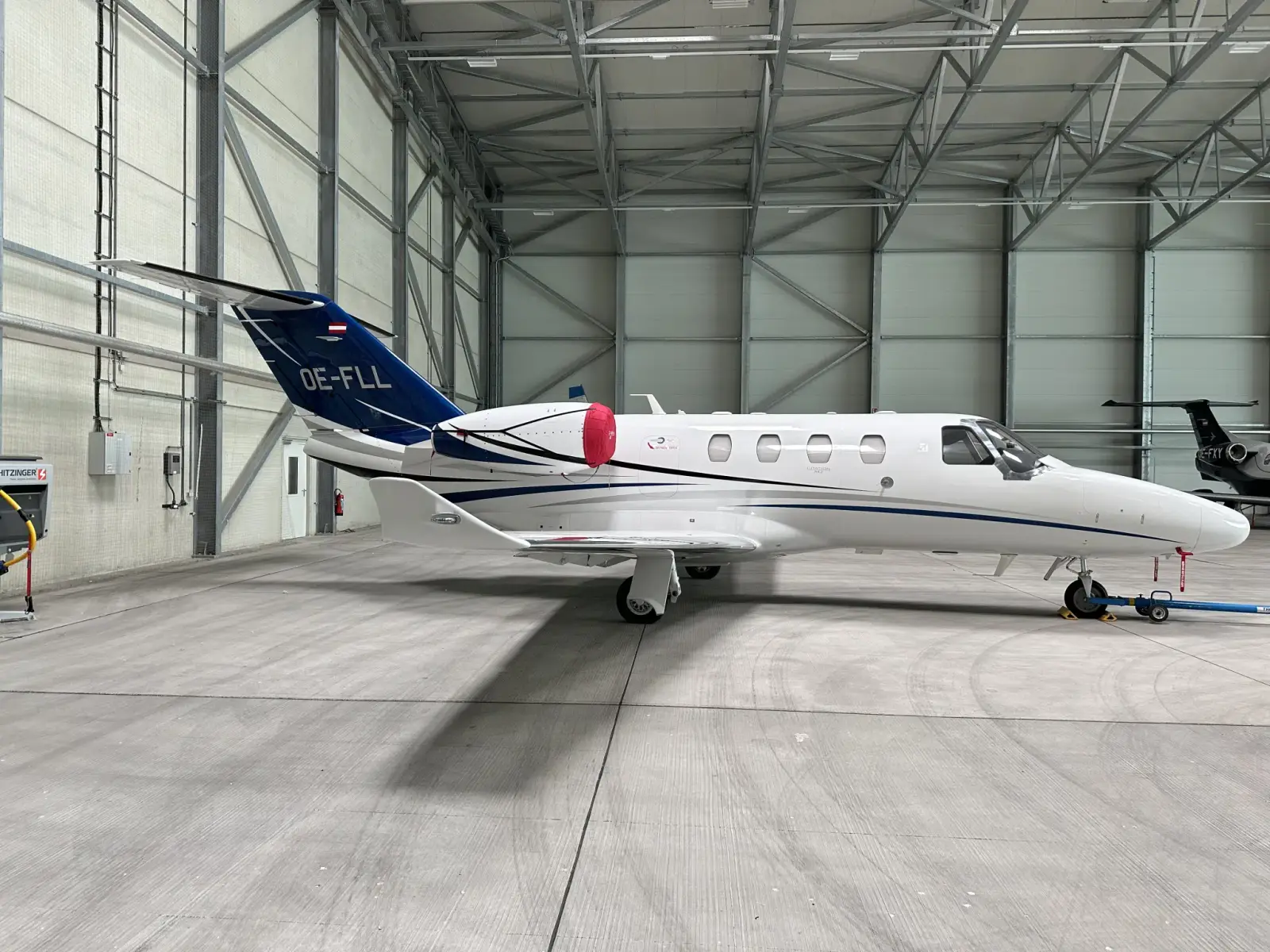 Cessna Citation M2 OE-FLL operated by Salzburg Jet Aviation GmbH, exterior