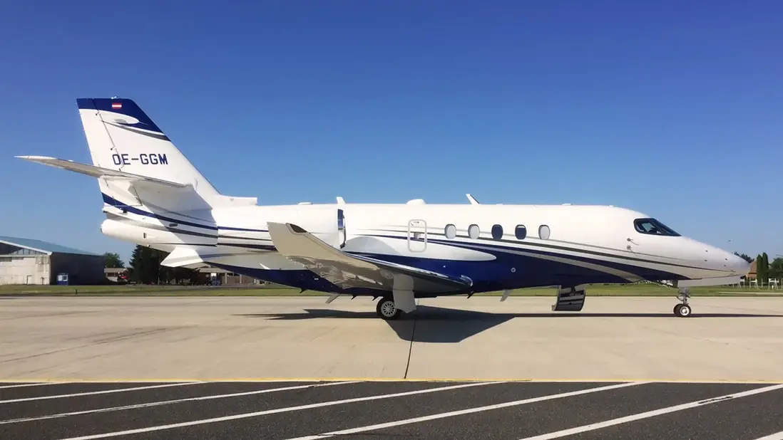 Cessna Citation Latitude OE-GGM operated by Smartline Luftfahrt GmbH, exterior