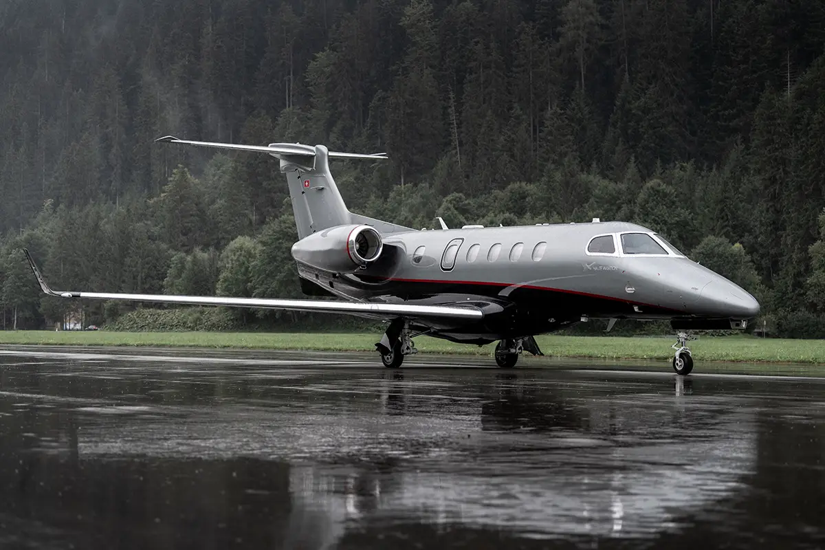 Embraer Phenom 300 OE-GTA operated by Haute Aviation, exterior