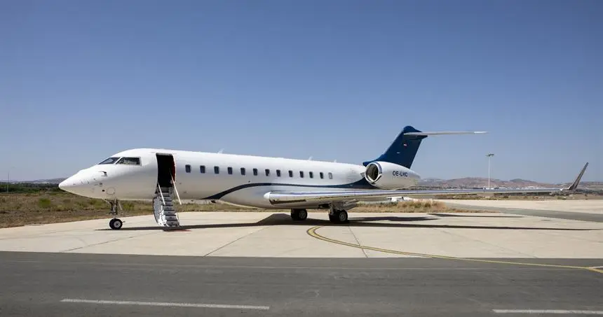 Bombardier Global 6000 OE-LHC operated by Skyside GmbH, exterior