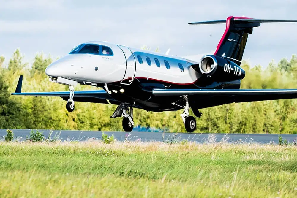 Embraer Phenom 300 OH-TFA operated by Diamond Sky, exterior
