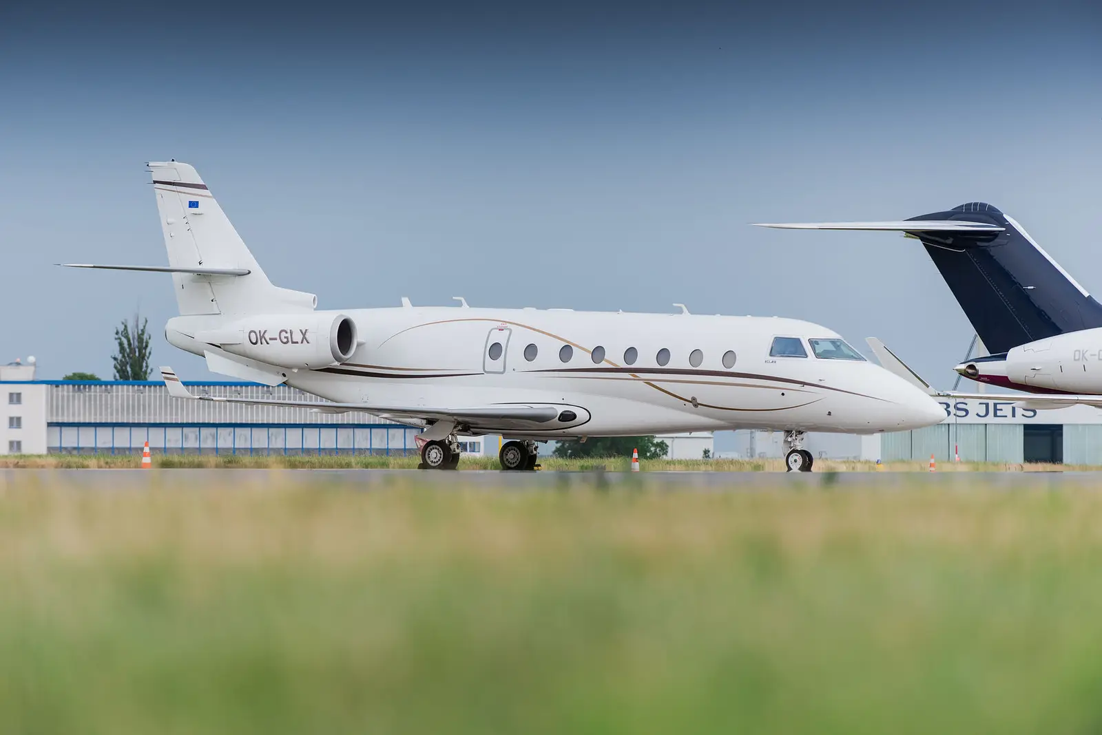 Gulfstream G200 OK-GLX operated by Eclair Aviation, exterior