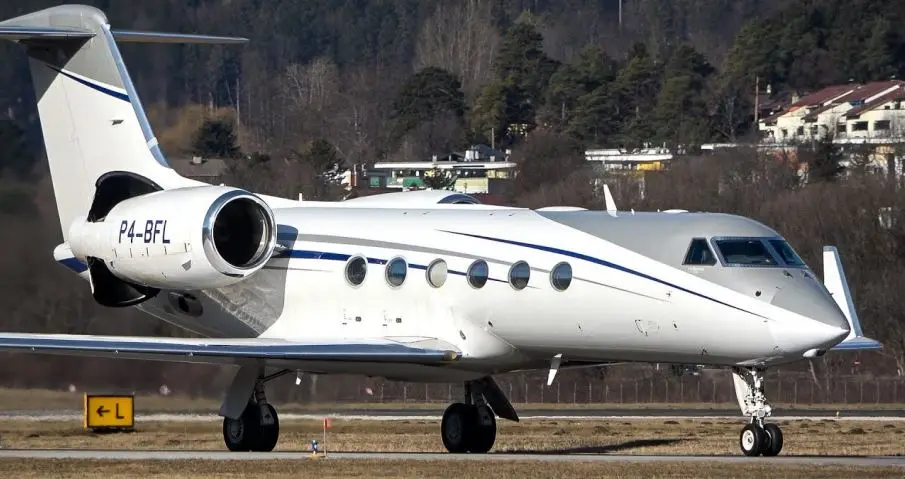 Gulfstream G450 P4-BFL operated by Bestfly Aircraft Management, exterior