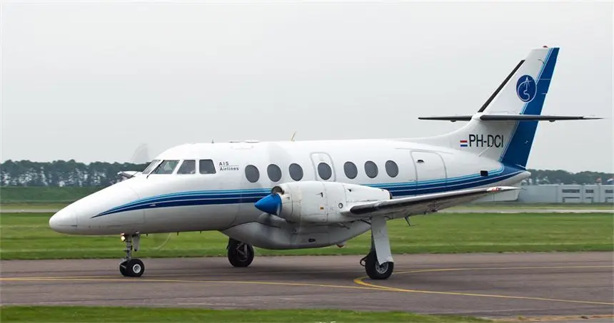 BAe Jetstream 32 PH-DCI operated by AIS Airlines, exterior
