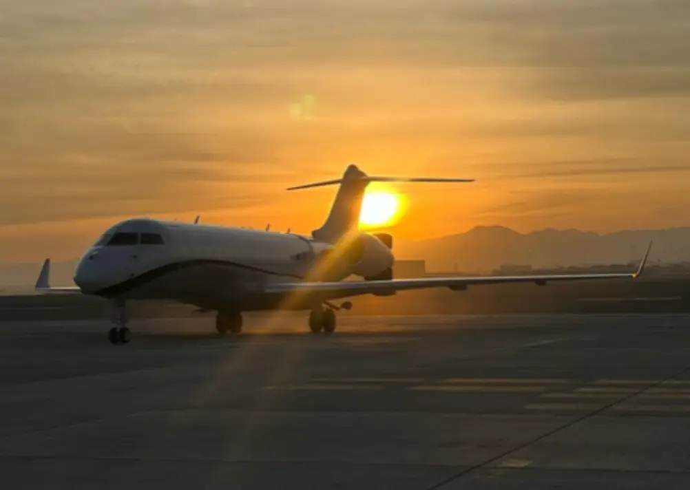 Bombardier Global Express XRS RA-73538 operated by SkyLight Airline, exterior