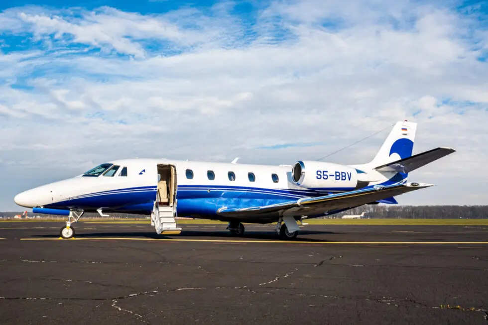 Cessna Citation XLS S5-BBV operated by Air Adriatic d.o.o., exterior