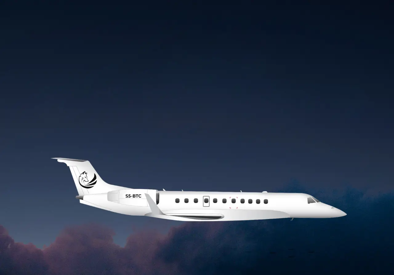 Embraer Legacy 600 S5-BTC operated by Fox Aviation d.o.o, exterior
