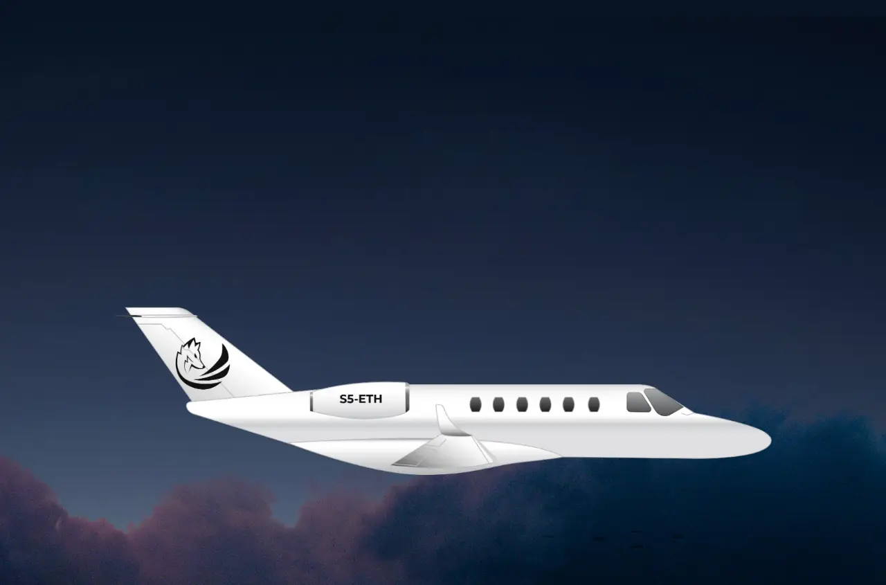 Cessna Citation CJ2+ S5-ETH operated by Fox Aviation d.o.o, exterior