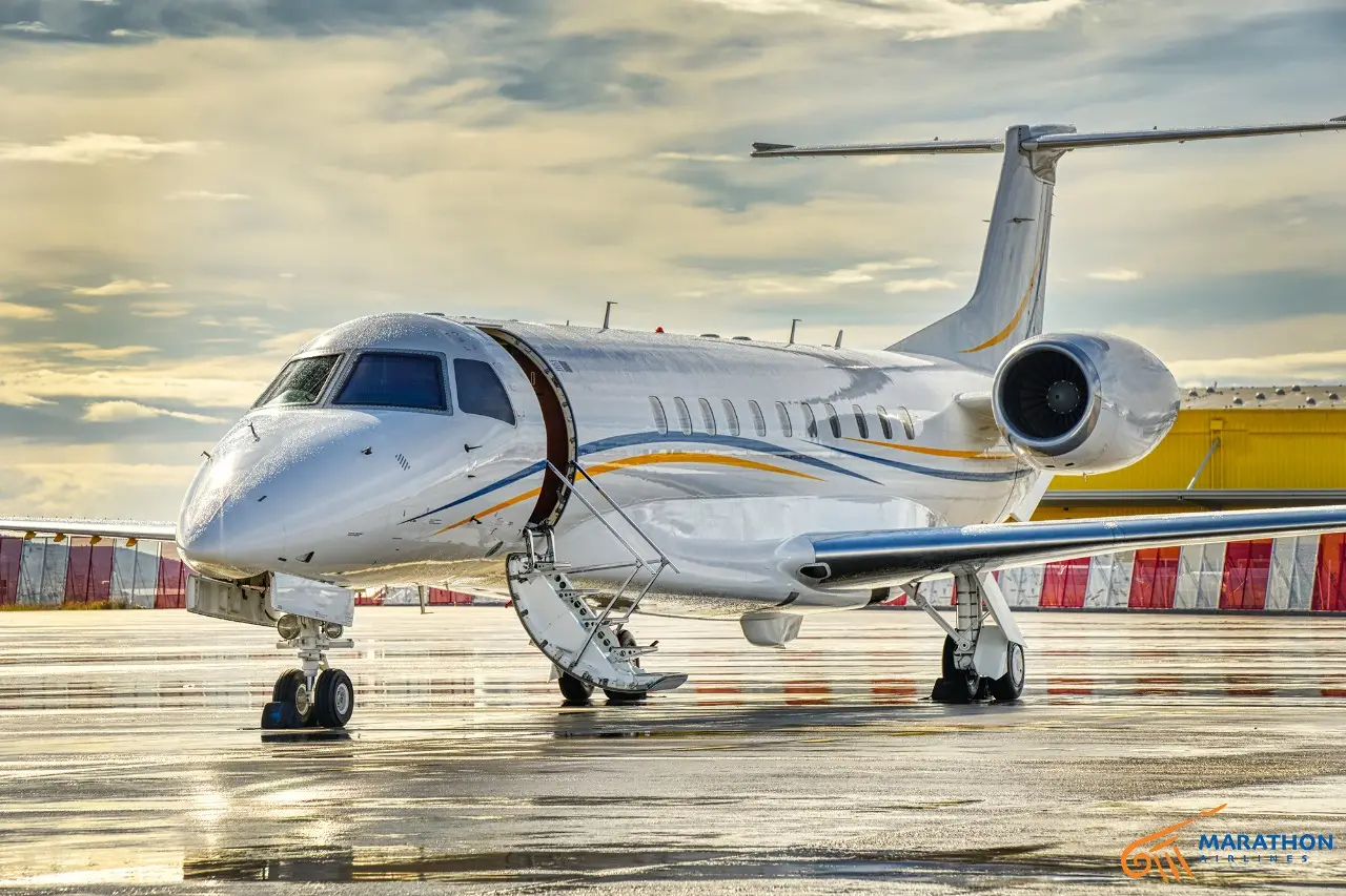 Embraer Legacy 600 SX-KKA operated by Marathon Airlines S.A., exterior