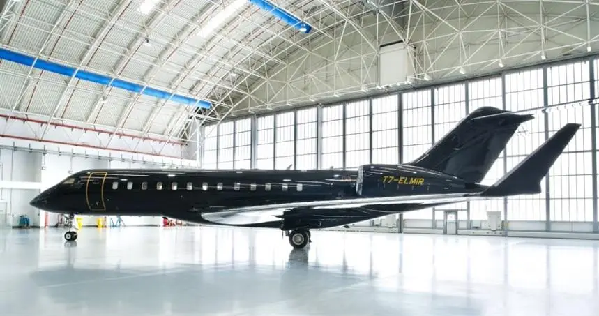 Bombardier Global Express XRS T7-ELMIR operated by DC Aviation Al-Futtaim LLC, exterior