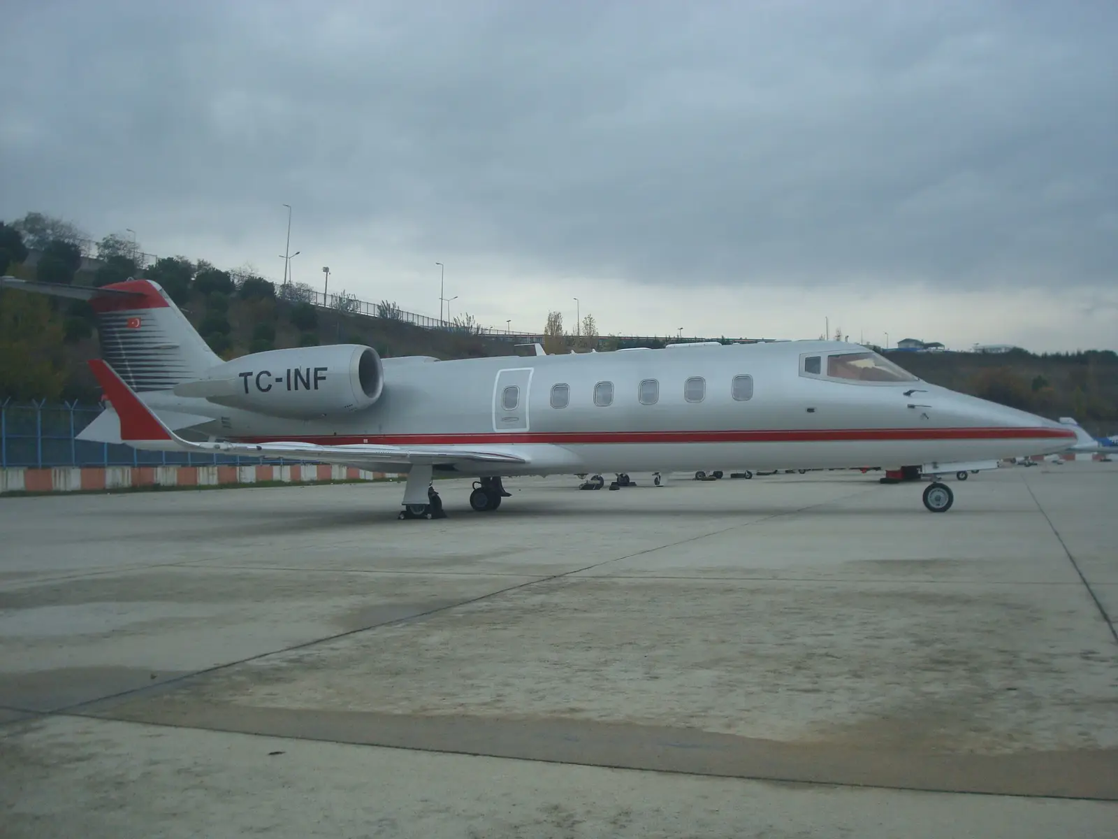 Bombardier Learjet 60XR TC-INF operated by JetGlobe, exterior