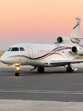 Dassault Falcon 7X TC-MHZ operated by Zafer Air, exterior
