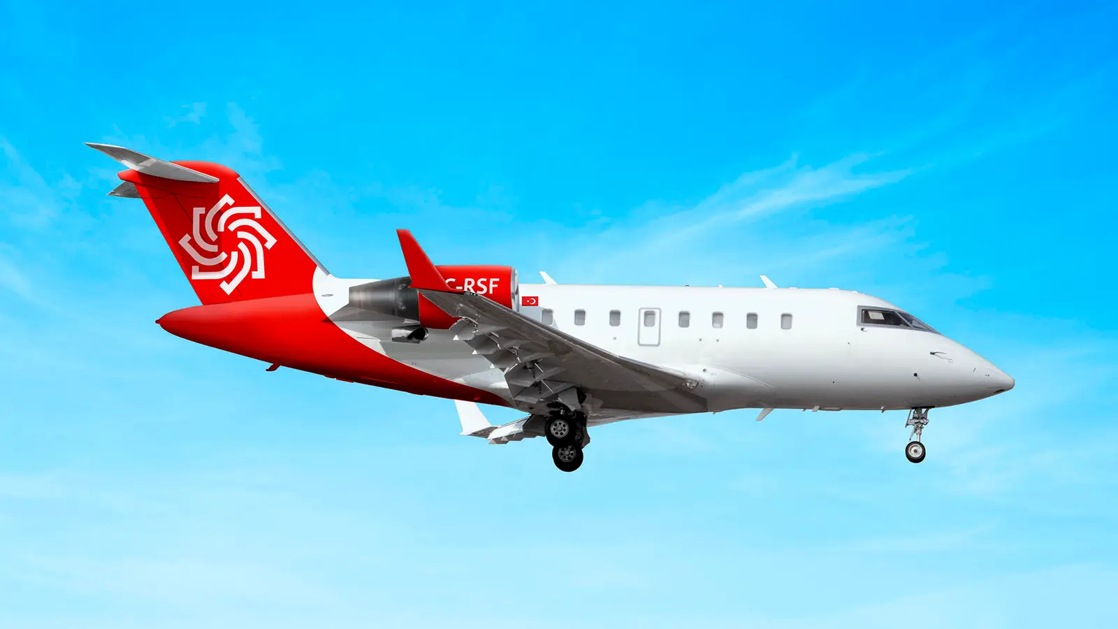 Bombardier Challenger 605 TC-RSF operated by Redstar Aviation, exterior
