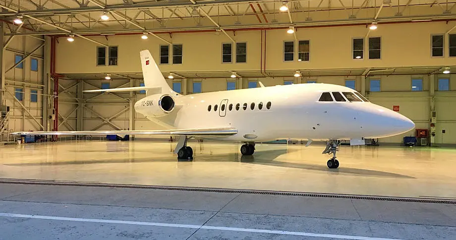 Dassault Falcon 2000 TC-SNK operated by JetGlobe, exterior