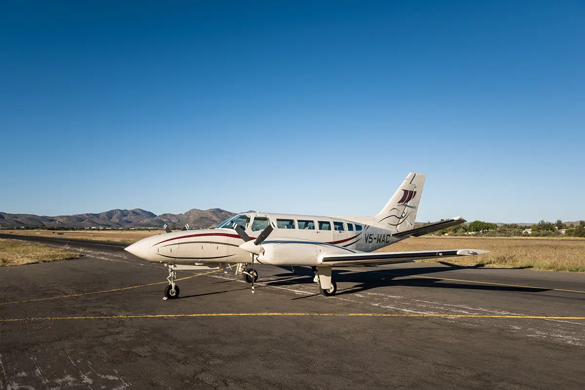 Cessna 406 V5-WAC operated by Westair Aviation Namibia (PTY) LTD., exterior