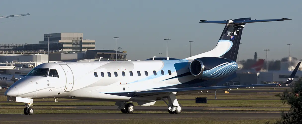 Embraer Legacy 600 VH-VLT operated by Global Jet International, exterior