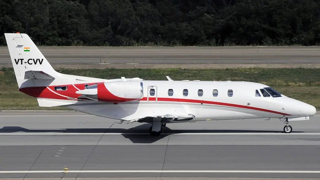 Cessna Citation Excel VT-CVV operated by Air Charter Services Pvt. Ltd., exterior
