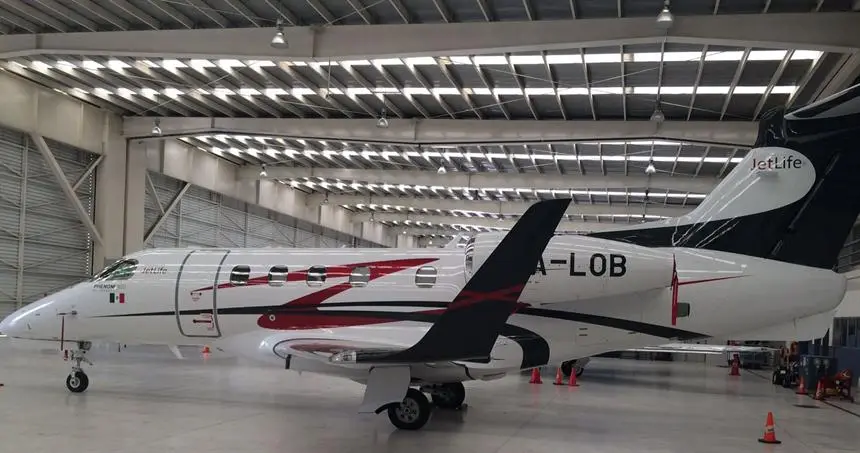 Embraer Phenom 300 XA-LOB operated by Jetlife, exterior