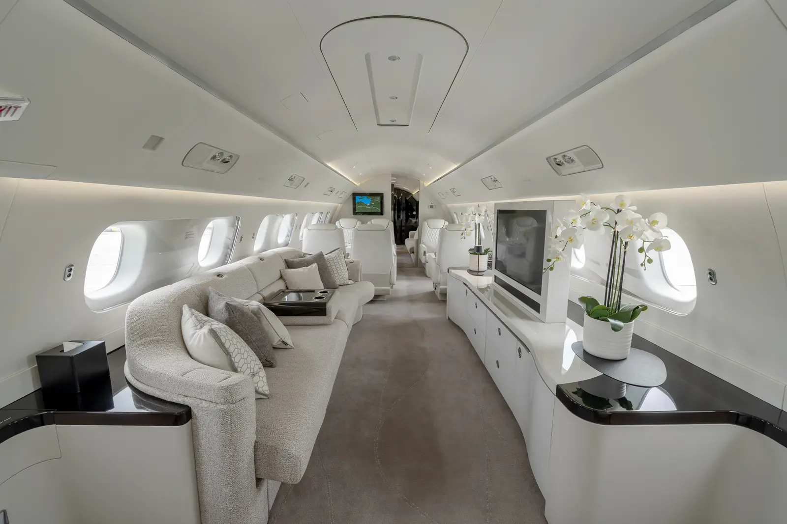 Embraer Lineage 1000 YL-UAG operated by Union Aviation, exterior