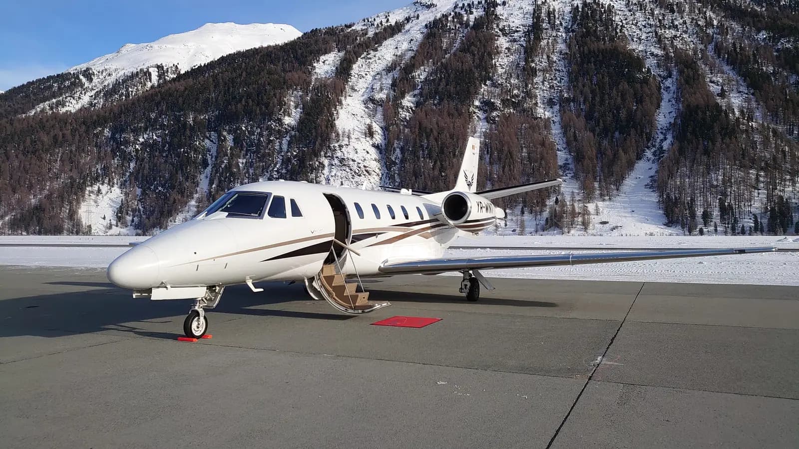 Cessna Citation XLS+ YR-WNT operated by My Jet s.r.l., exterior