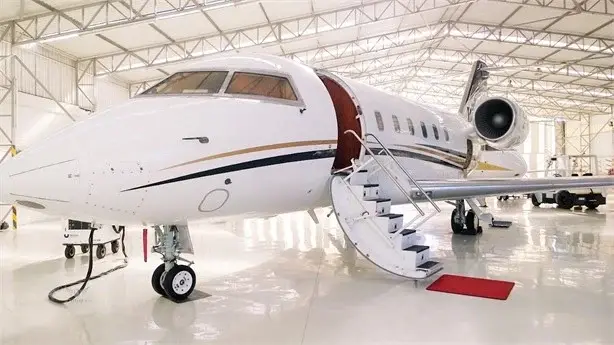 Bombardier Challenger 600 ZS-ISA operated by OwenAir, exterior