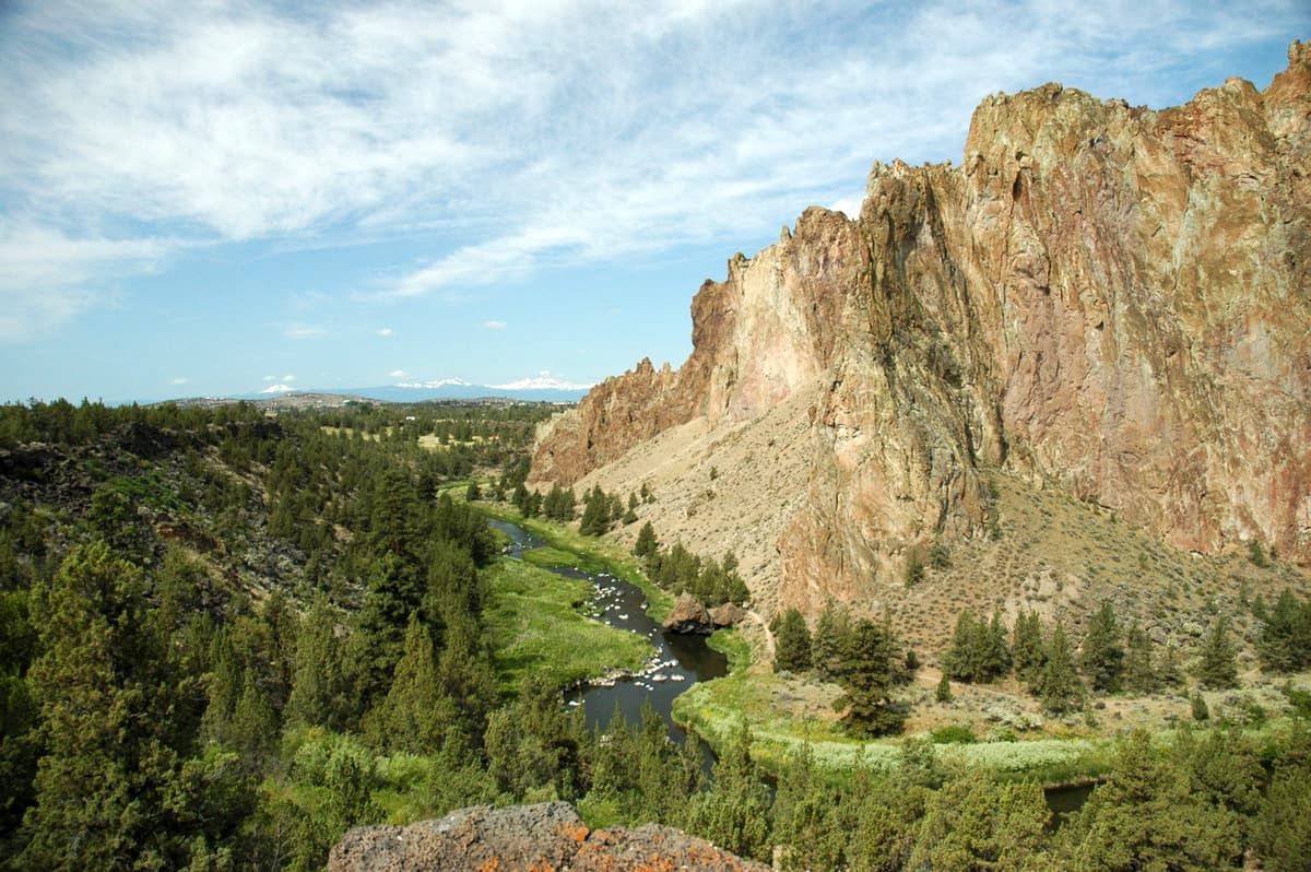 Smith Rock and the Crooked River near Bend, Oregon