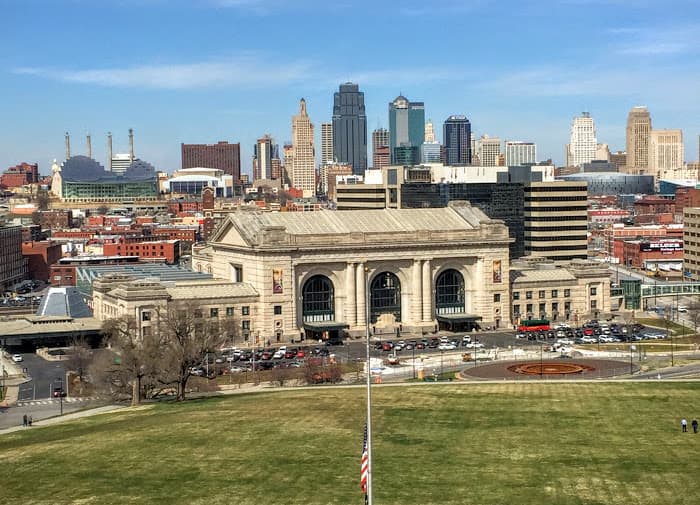 The Kansas City skyline